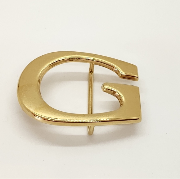 GUCCI Gold G Buckle Belt With Box - Picture 3 of 7